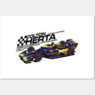 Colton Herta 2022 (black) Posters and Art